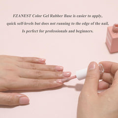 FZANEST rubber base gel packaging and box shot illustrating kit value