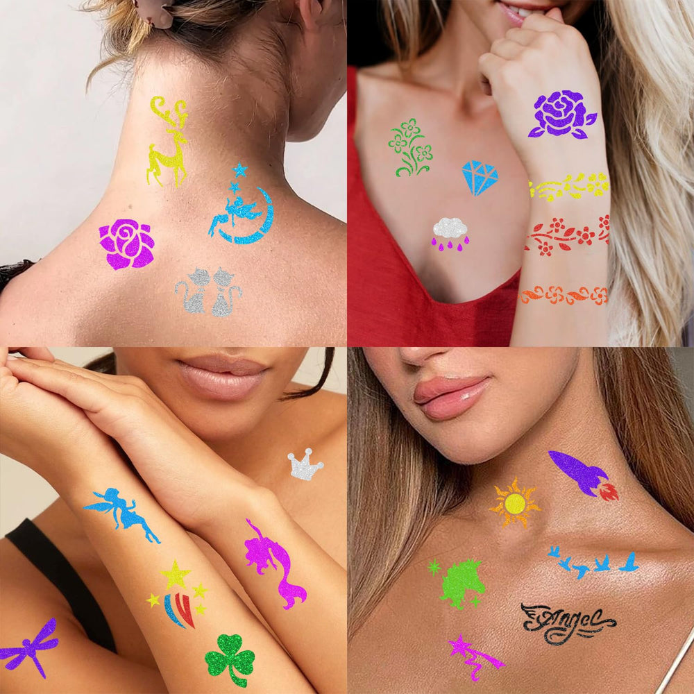 Gabizafia peel-and-stick stencils simplify filling in designs.