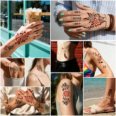 Gabizafia stencil application on skin enables bold, beginner-friendly body art
