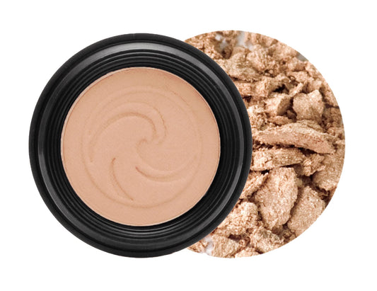 Gabriel Cosmetics Eye Shadow Natural Buff compact for easy everyday neutral looks.