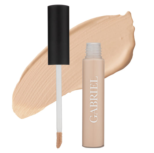 Gabriel Cosmetics Cream Concealer light shade packshot showing smooth texture for natural coverage