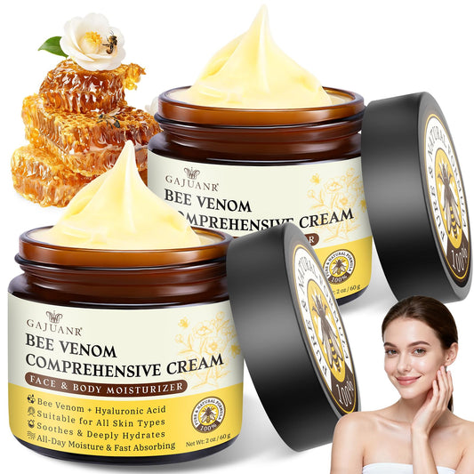 GAJUANR Bee Venom Moisturizing Cream jar offers smooth daily hydration.