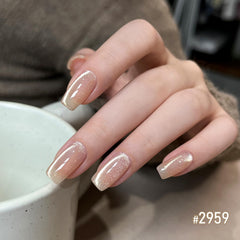 GAOY Gold Cat Eye Gel adds luxe sparkle to nail art.