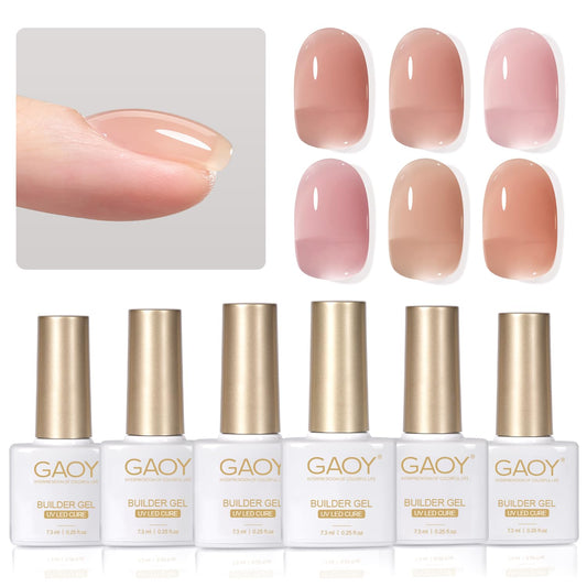 GAOY Rose Jelly builder gel nails for natural color and durable wear