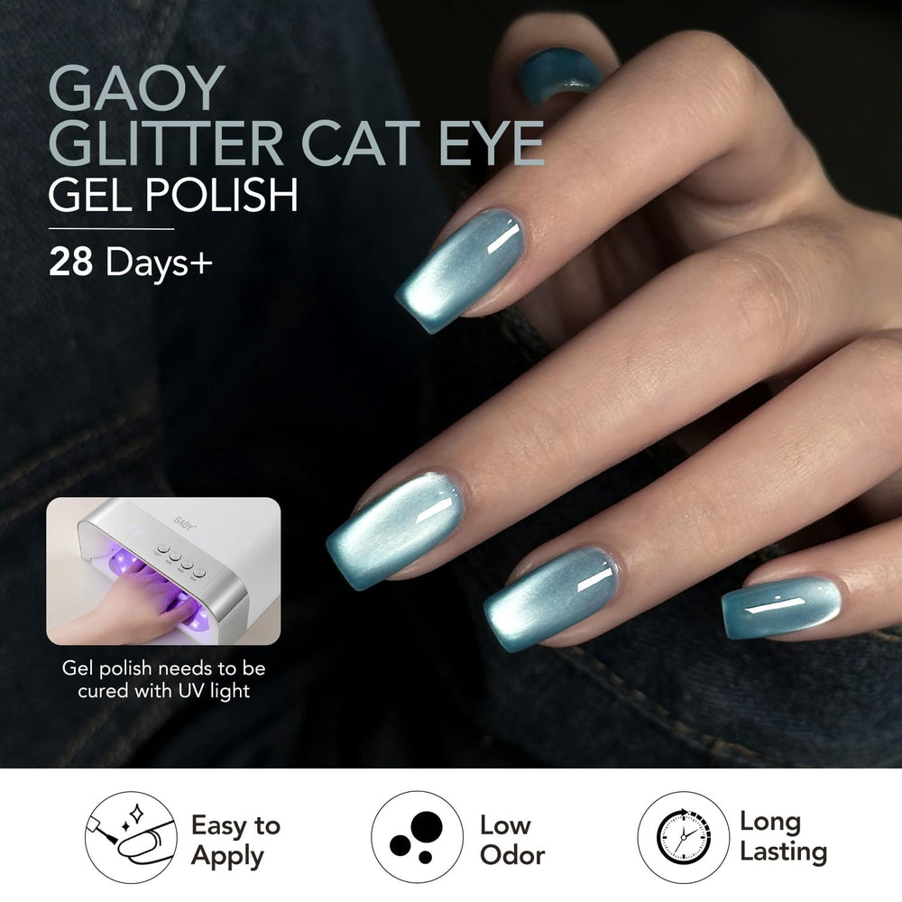 GAOY at-home nail art set for DIY manicures and long-lasting wear.