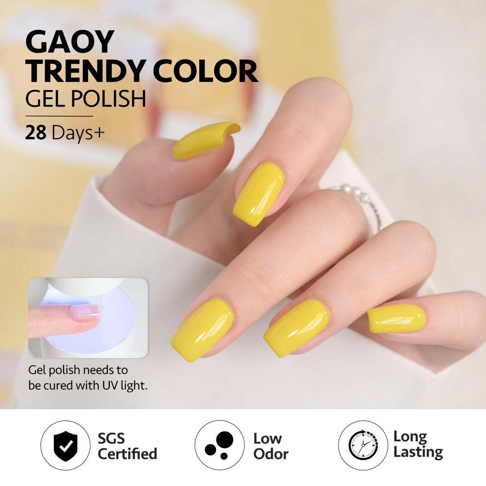 GAOY base coat bottle improving adhesion for long wear