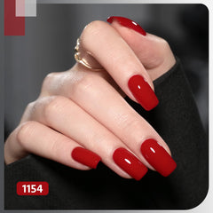 GAOY black gel polish bottle for a sleek finish, available glossy or matte