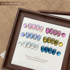 GAOY silver glitter gel for shimmering cat eye effects