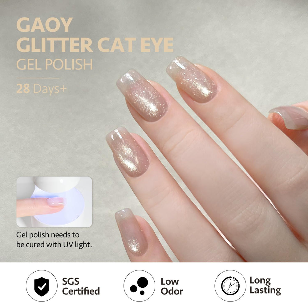 GAOY Cat Eye Magnet included for precise patterns and designs.