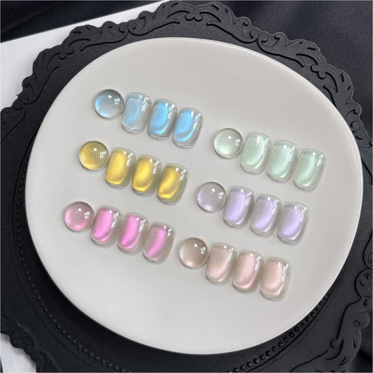 GAOY Cat Eye set packaging with six colors for at-home use.