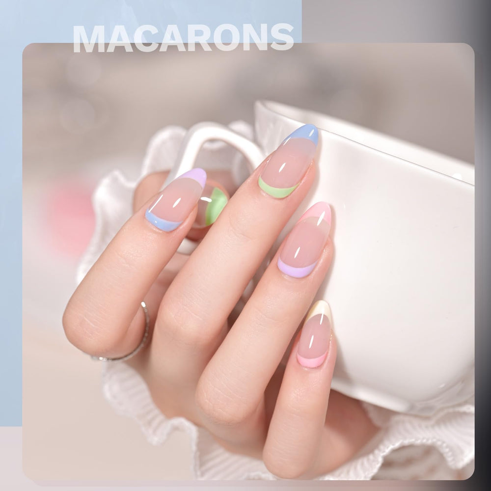 GAOY gel nail polish being cured under UV light for quick drying
