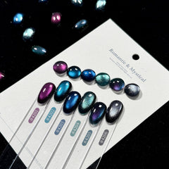 GAOY six-color gel set packaging for home manicure kit.