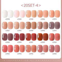 GAOY glossy top coat 5ml bottle adds high shine finish and protection.