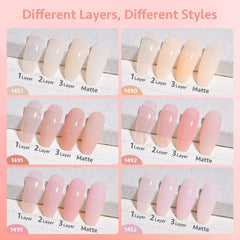 GAOY Jelly Gel kit packaging keeps all bottles organized.