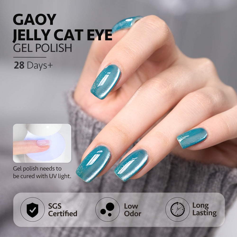 GAOY Long lasting gel polish can endure weeks with proper base and top coats