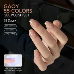 GAOY long-lasting wear aims for up to four weeks with proper prep