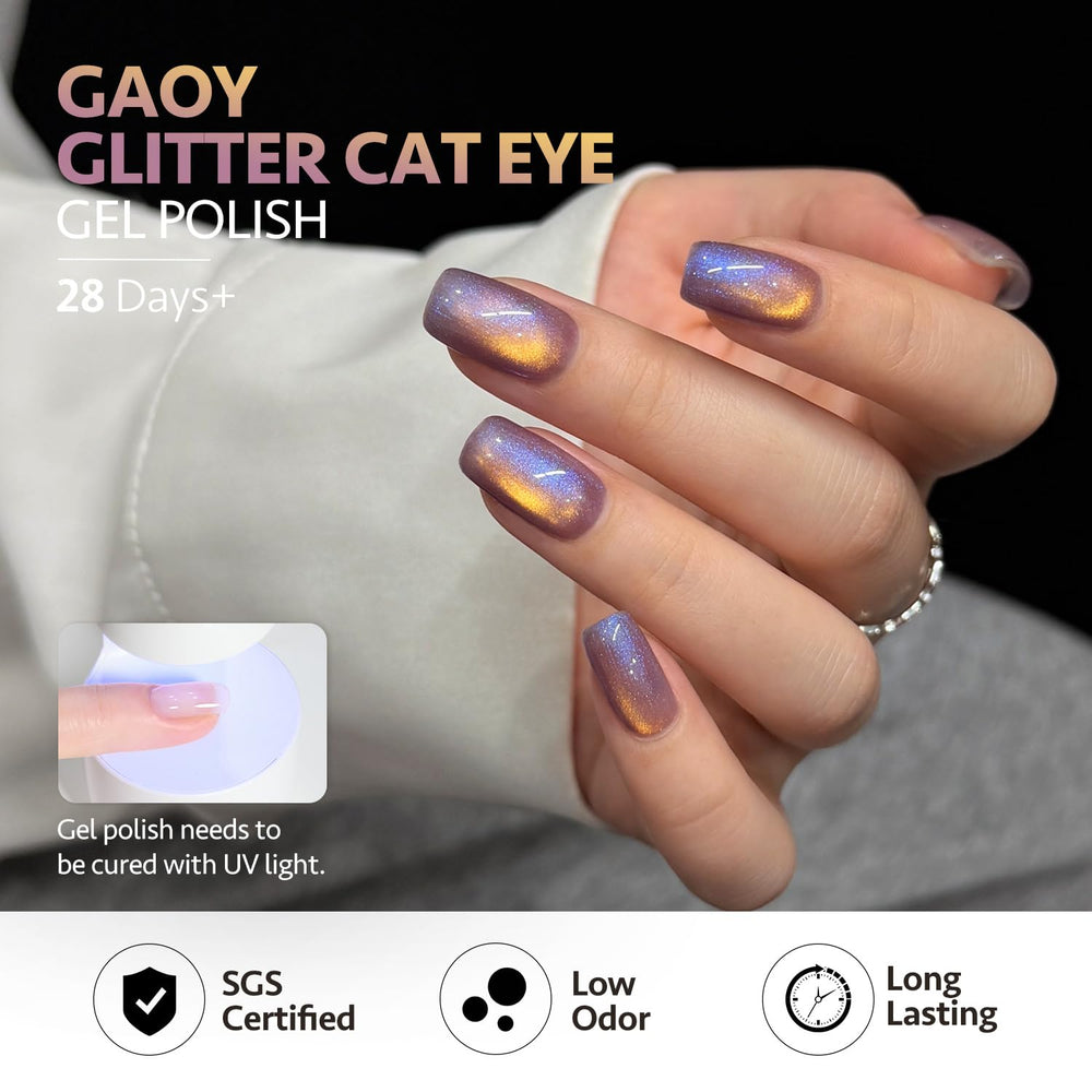 GAOY Long-lasting sparkle finish with proper base and top coats