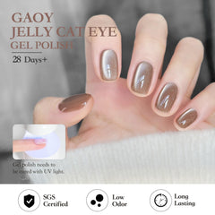 GAOY long-lasting wear demo shows up to four weeks with proper prep.