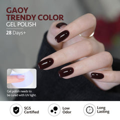 GAOY matte top coat delivers velvety, non-glossy finishes.