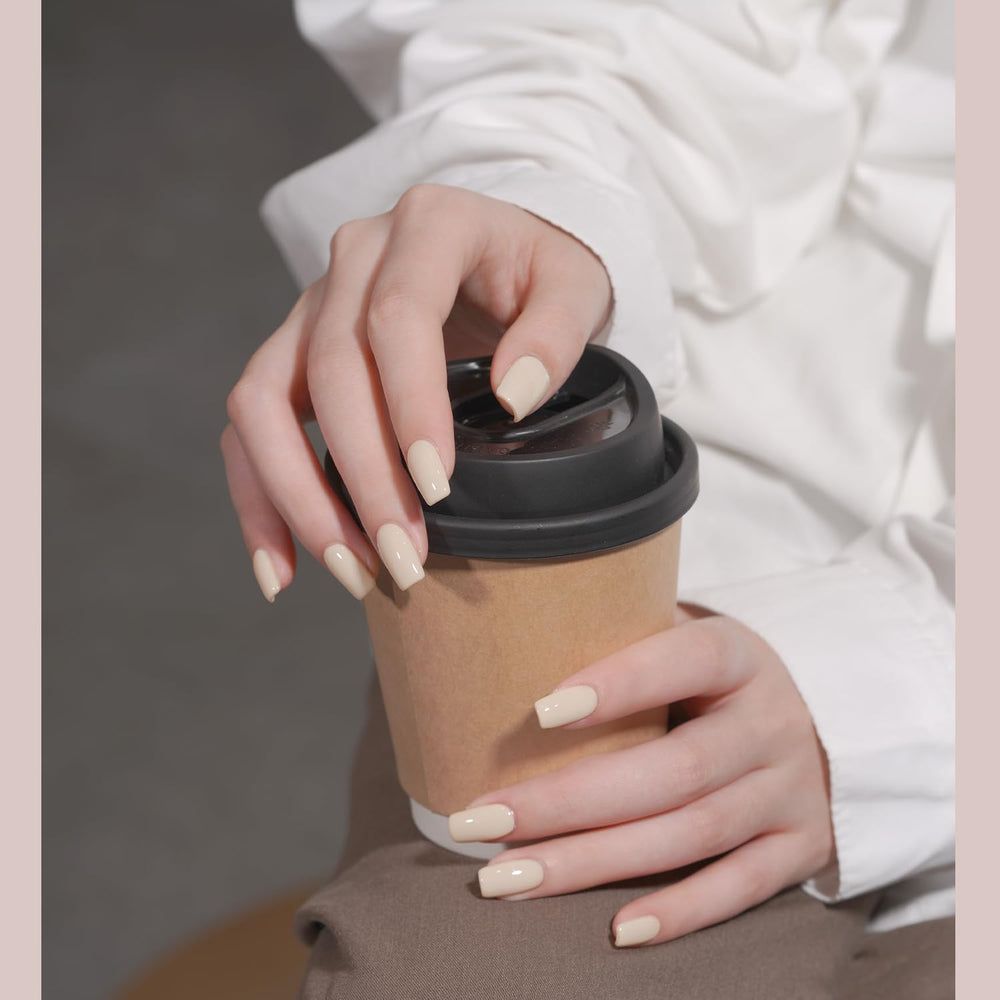 GAOY Nude Brown Fall Tan gel polish for warm, comforting tones
