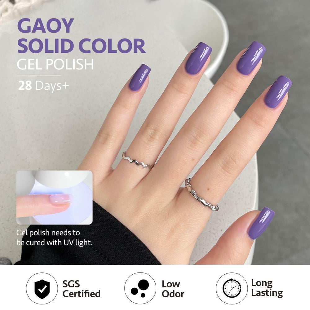 GAOY UV lamp-ready set ideal for weekend DIY nail art sessions.