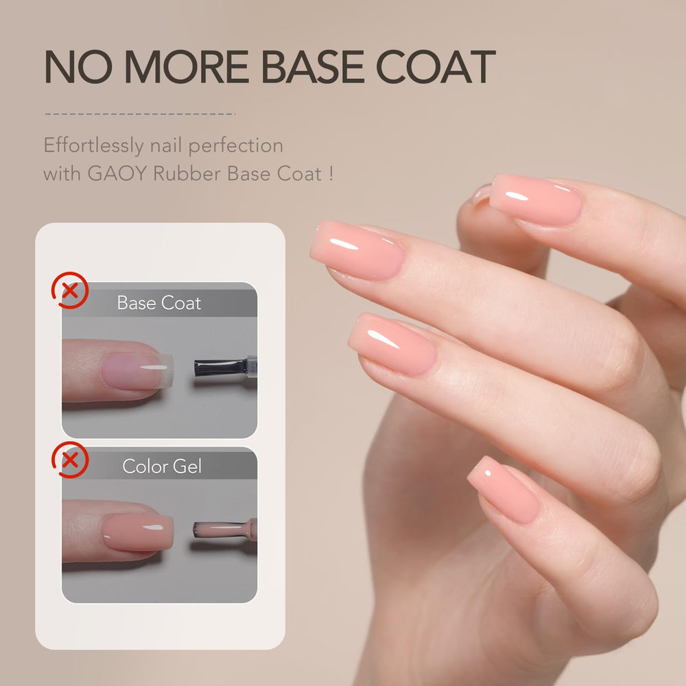 GAOY color bottles show six shades for quick color matching and easy mix-and-match looks