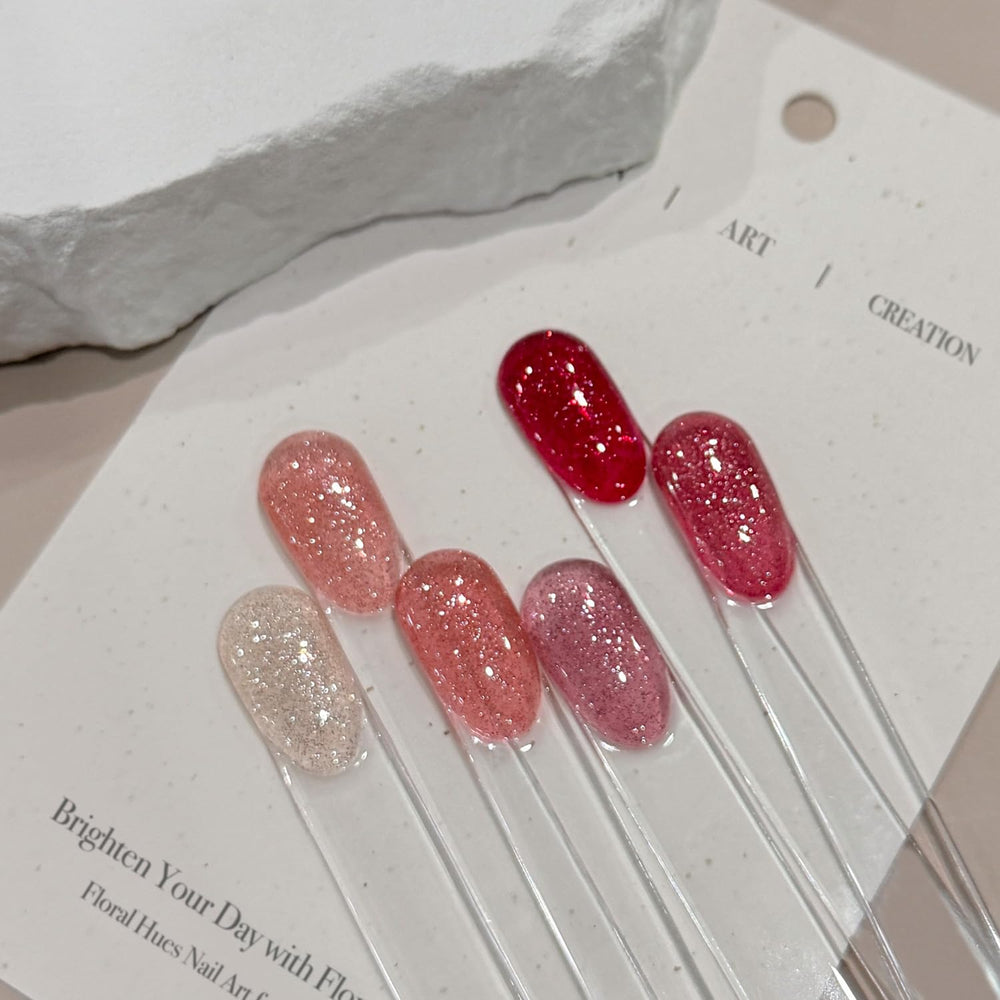 GAOY six-bottle gel polish pack includes varied color options for designs.