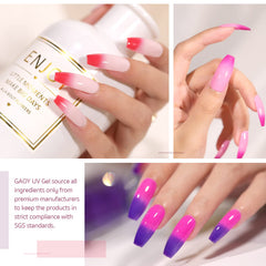 GAOY six 0.25 fl oz bottles for versatile at-home nail art.