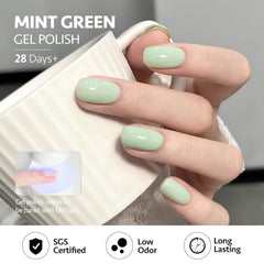 GAOY six-color gel nail set packaging for home use