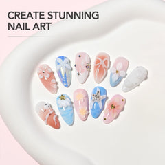 GAOY chrome decorations and decals adhere smoothly with this gel.