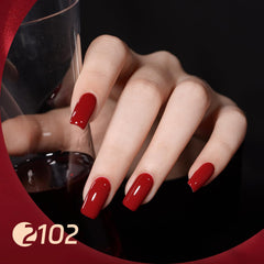 GAOY Viva Chili gel polish enables a glossy finish for chic, polished nails.