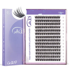 GAQQI GQ19 lash clusters packaging for easy at-home styling