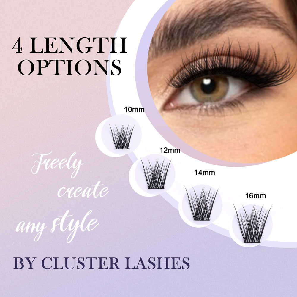 GAQQI GQ03 fox-eye clusters lift outer corners for a defined, lifted look.