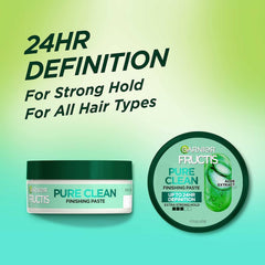 Garnier Fructis Style Pure Clean Finishing Paste layering to highlight haircut details.