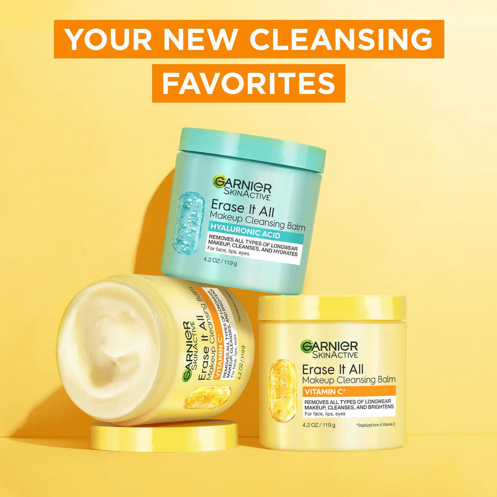Garnier Erase It All Cleansing Balm provides 24h hydration for skin