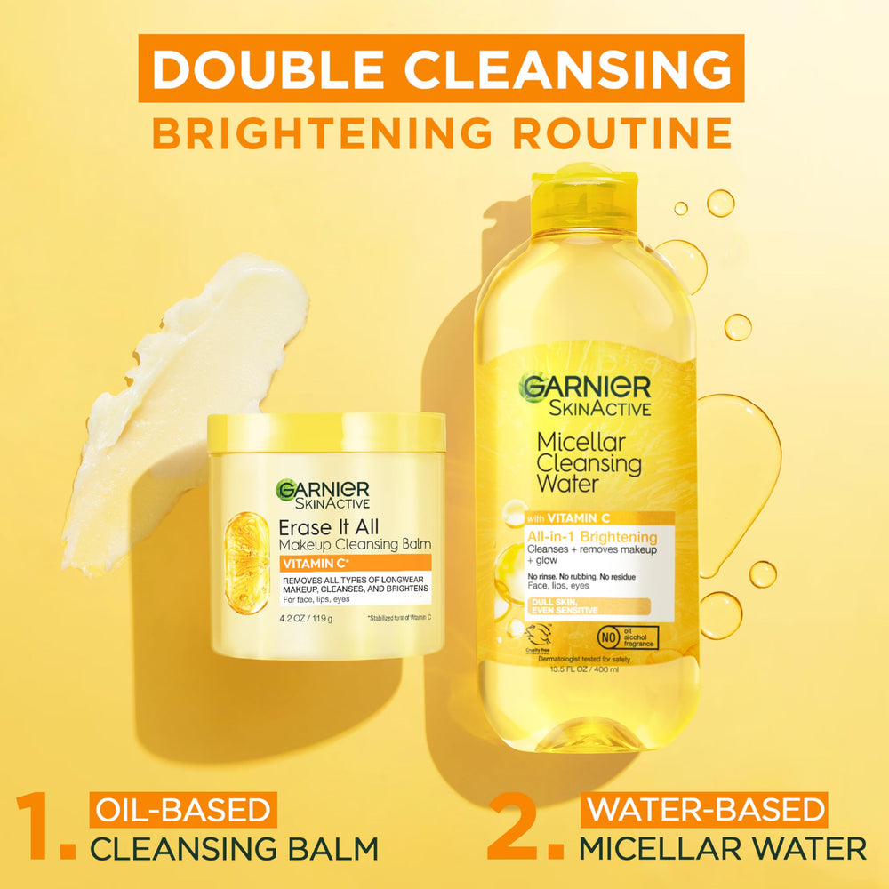 Garnier Erase It All Cleansing Balm removes eye makeup gently