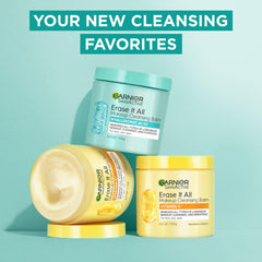 Using Garnier Erase It All balm as a 10-minute hydration mask