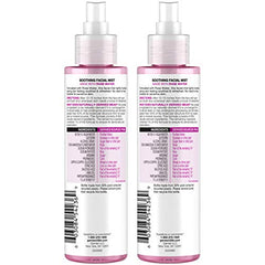Garnier rose water spray in action for makeup prep and setting