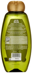 Garnier Whole Blends Legendary Olive shampoo ingredients show olive oil and olive leaf extracts