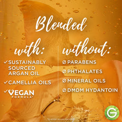 Cruelty-free and vegan labeling on Garnier Whole Blends packaging.