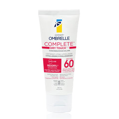 Garnier Ombrelle complete bottle shows SPF 60 protection with a light, non-greasy finish.