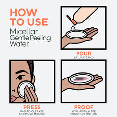 Garnier Micellar Eco Pads paired with the product for a sustainable cleansing routine.