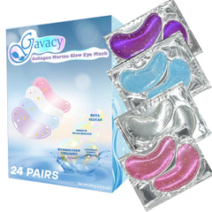 Gavacy Glitter Marine Under Eye Patches Coral Bloom patch with puffiness reduction