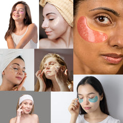 Gavacy Glitter Marine Under Eye Patches Versatile use on cheeks or nasolabial folds