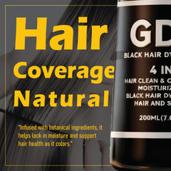 GDS Dye Shampoo Packaging Closeup shows at-home care option.