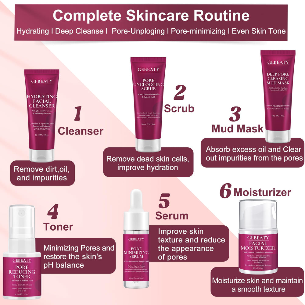 GEBEATY scrub sachet indicating gentle exfoliation for smooth skin