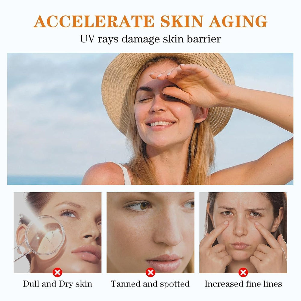 Rice extract visual emphasizes nourishing formula for daily care.