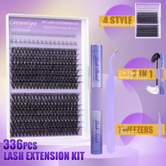 Geeneiya beginner-friendly DIY lashes kit for salon-like results.