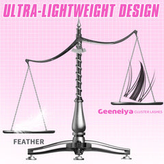 Geeneiya beginner tweezers image emphasizes precise placement for flawless results