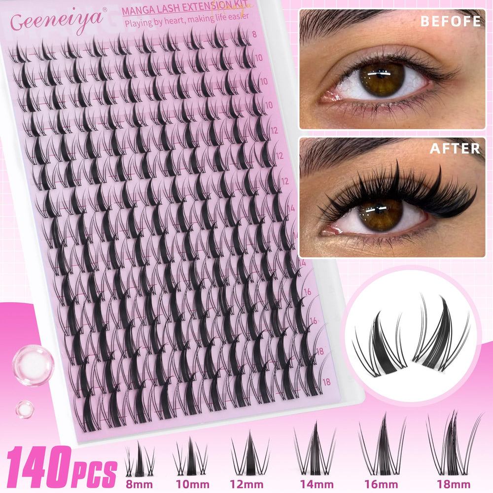 Geeneiya lash clusters application tips image highlights beginner friendly setup